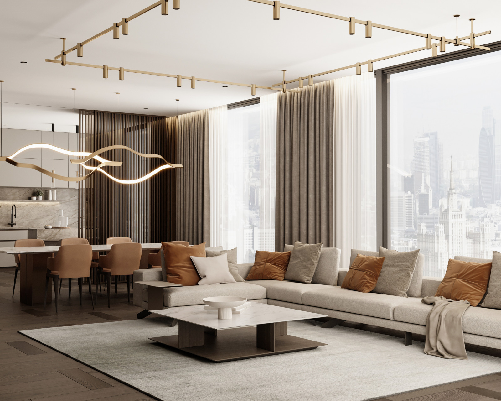 Апартаменты в башне Capital Towers