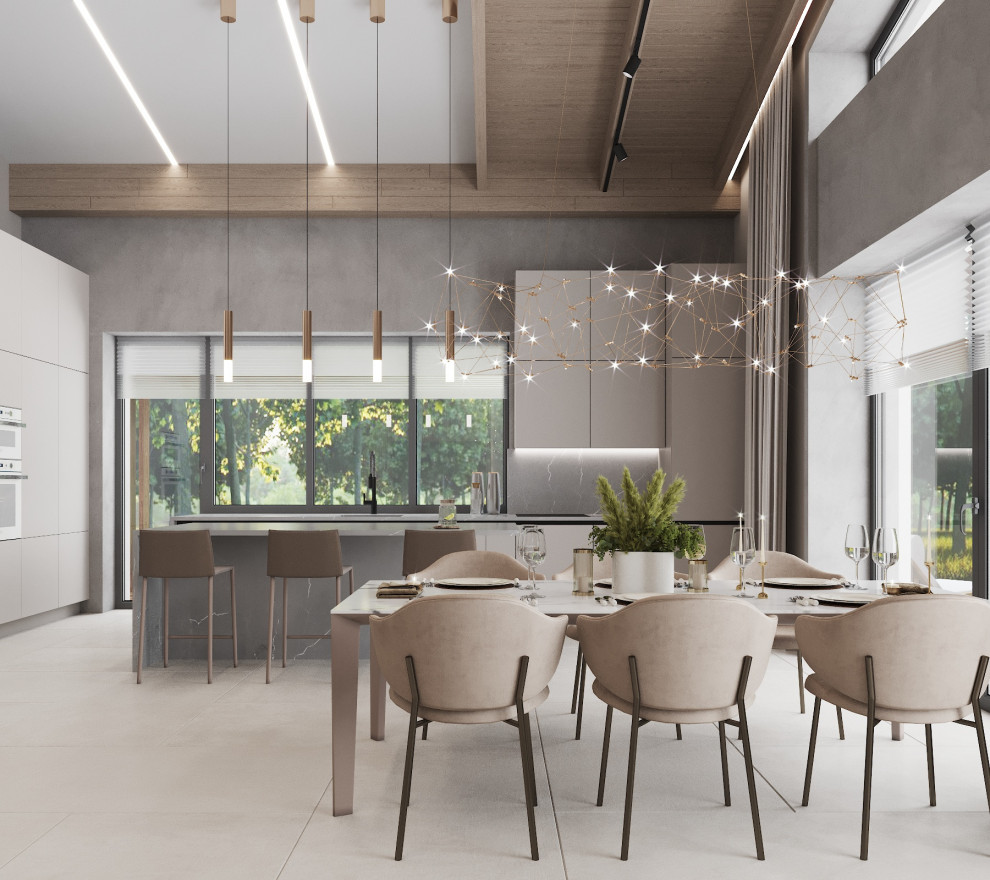 Загородный интерьер -гостиная, холл