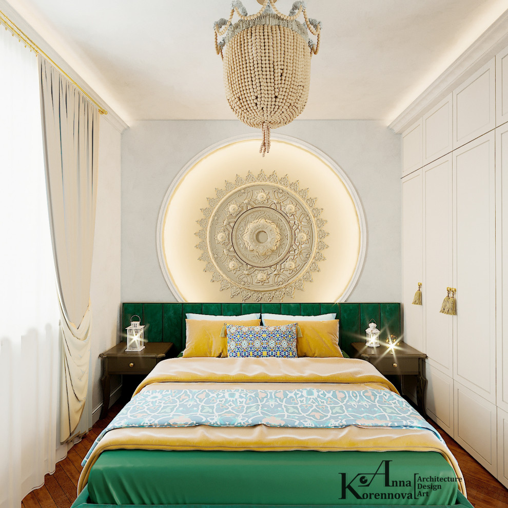 Дизайн спальни в коттедже "Morocco dream"