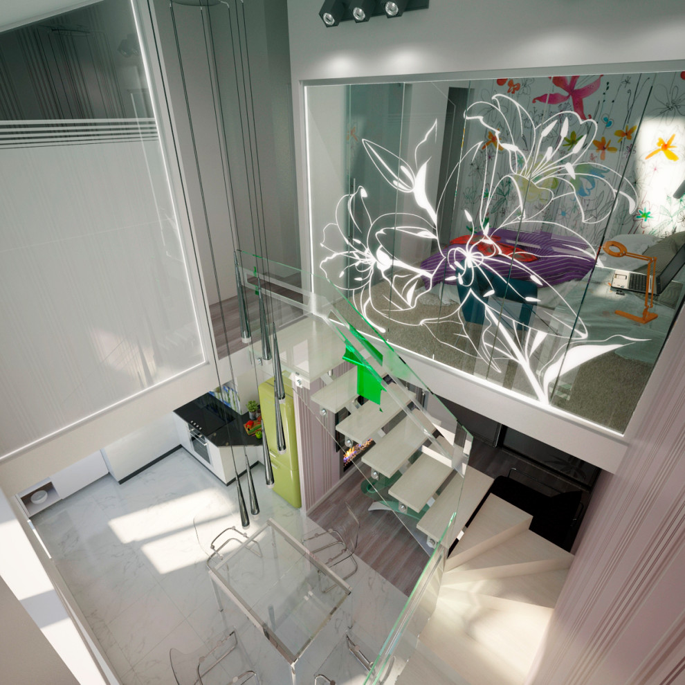 Небольшая 2 - ух уровневая квартира