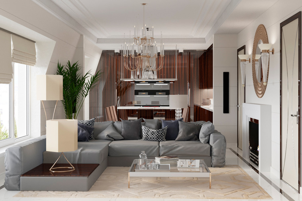 Обложка проекта: Квартира в стиле арт-деко в Санкт-Петербурге