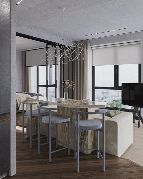 Назад в будущее. Квартира 70 кв.м. в ЖК Вэлтон Парк