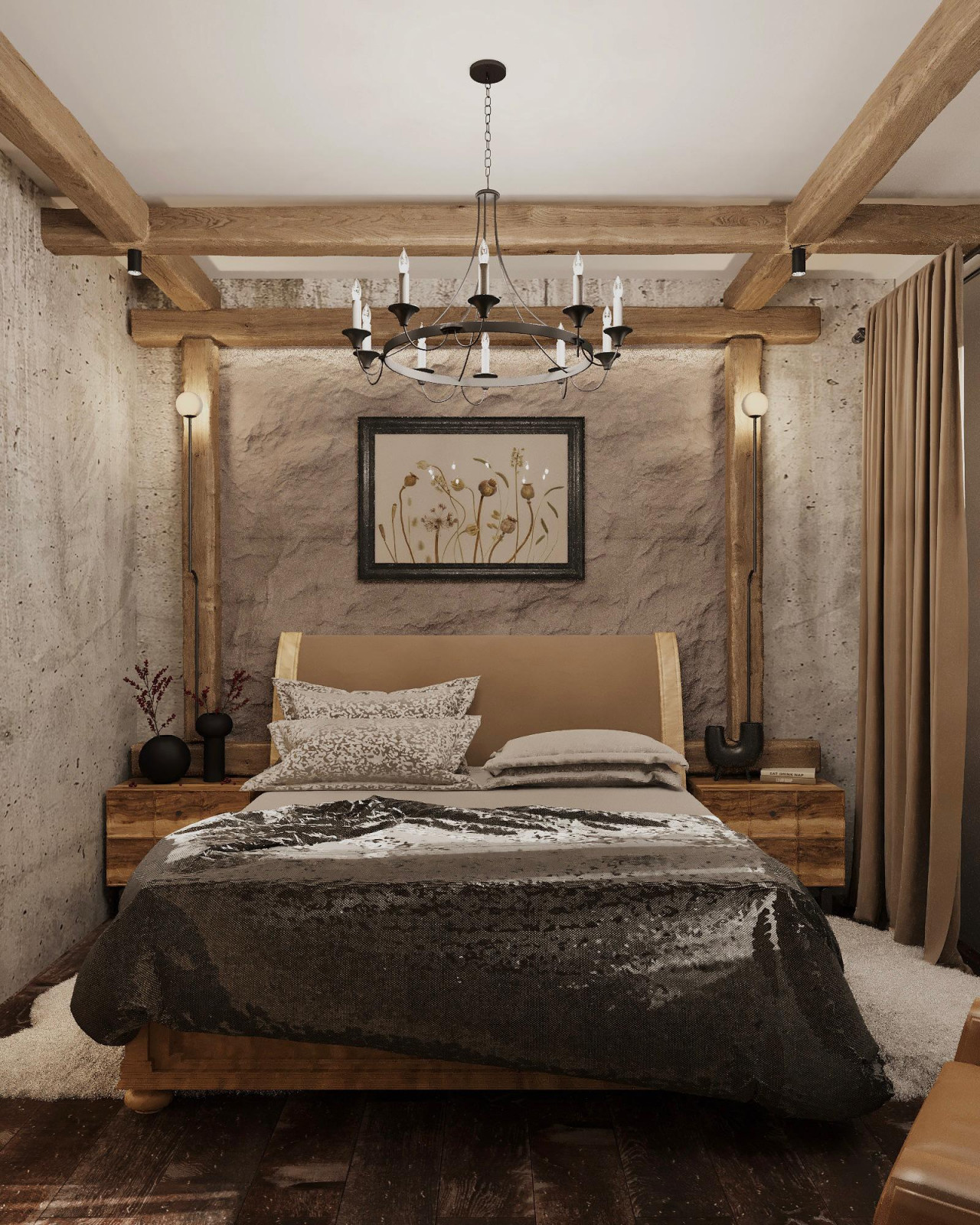 Визуализация интерьера помещений жилого дома