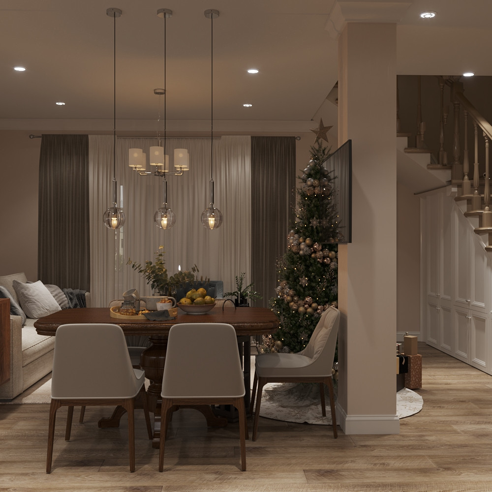 Обложка проекта: Кухня-гостиная, г.Новороссийск