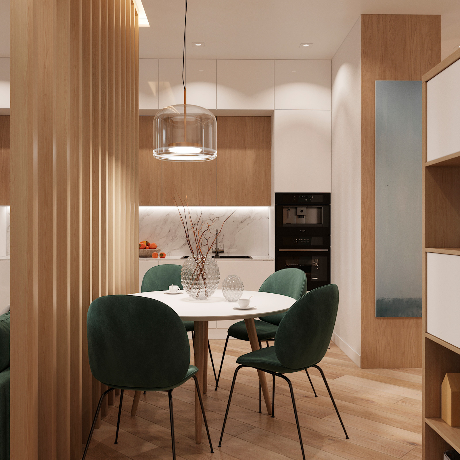 Дизайн-проект квартиры общей площадью - 86 м.кв. в г. Химки, ЖК "Маяк"