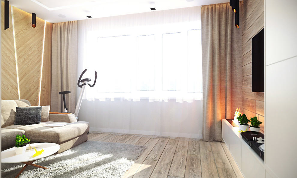 Современный интерьер квартиры для молодой девушки