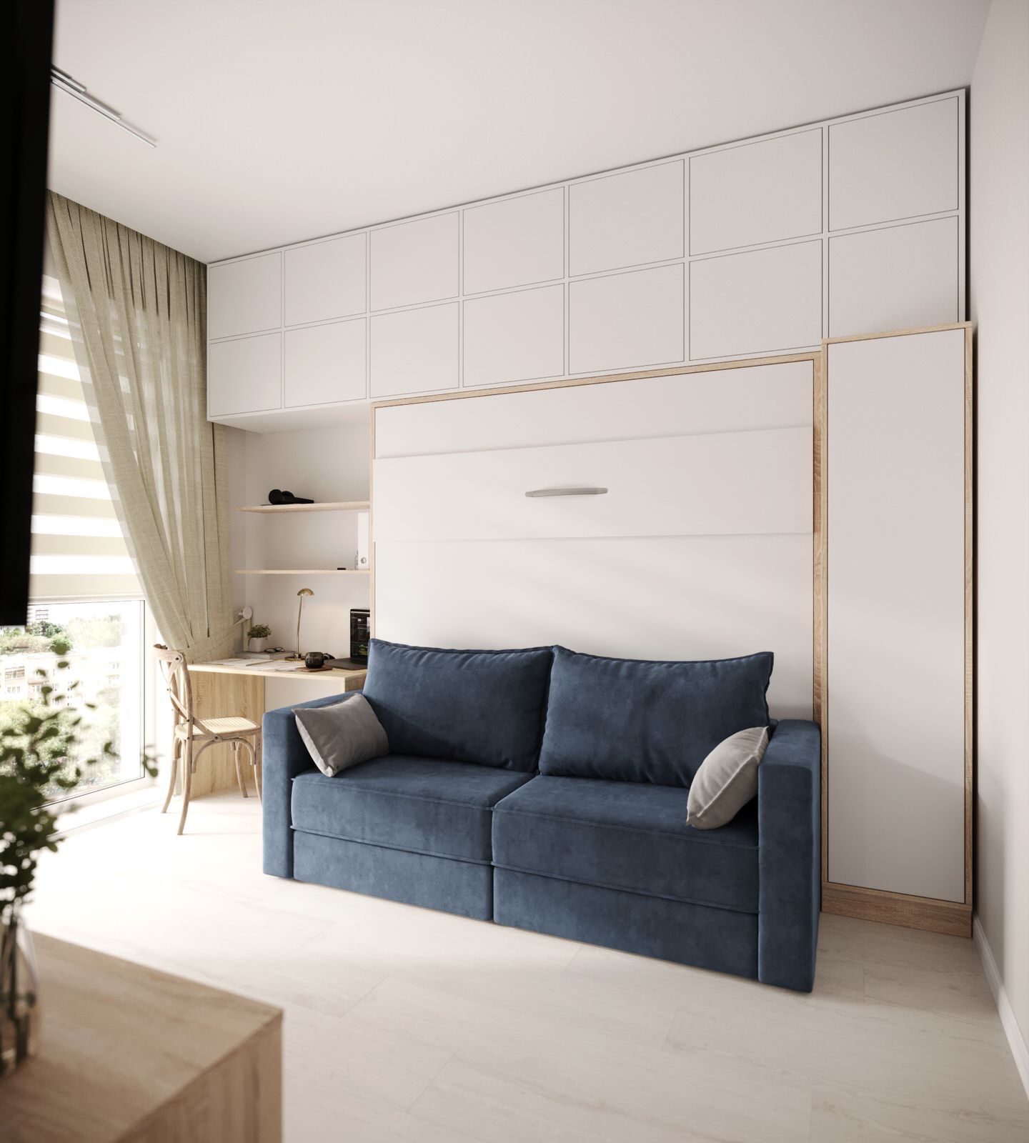 ЖК Невский (Москва) 1 к.кв. 31 кв.м.подъемная кровать спб