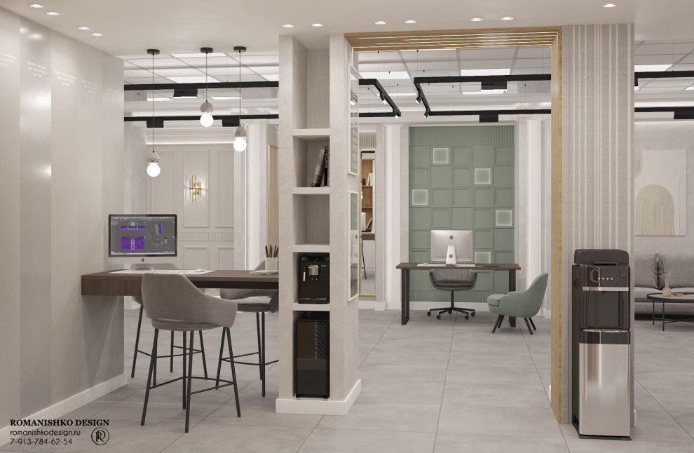 Дизайн выставочного зала магазина лепного декора "HIWOOD"