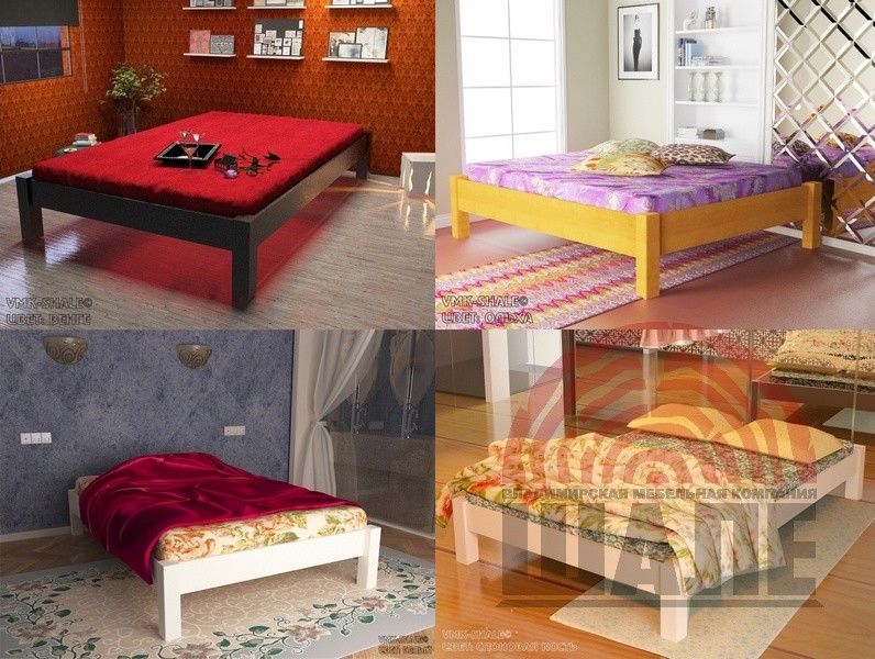 Кровати из массива сосны