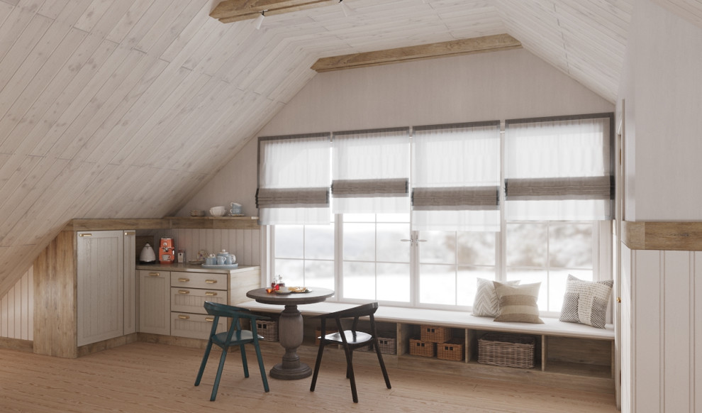 Загородный дом с мансардой