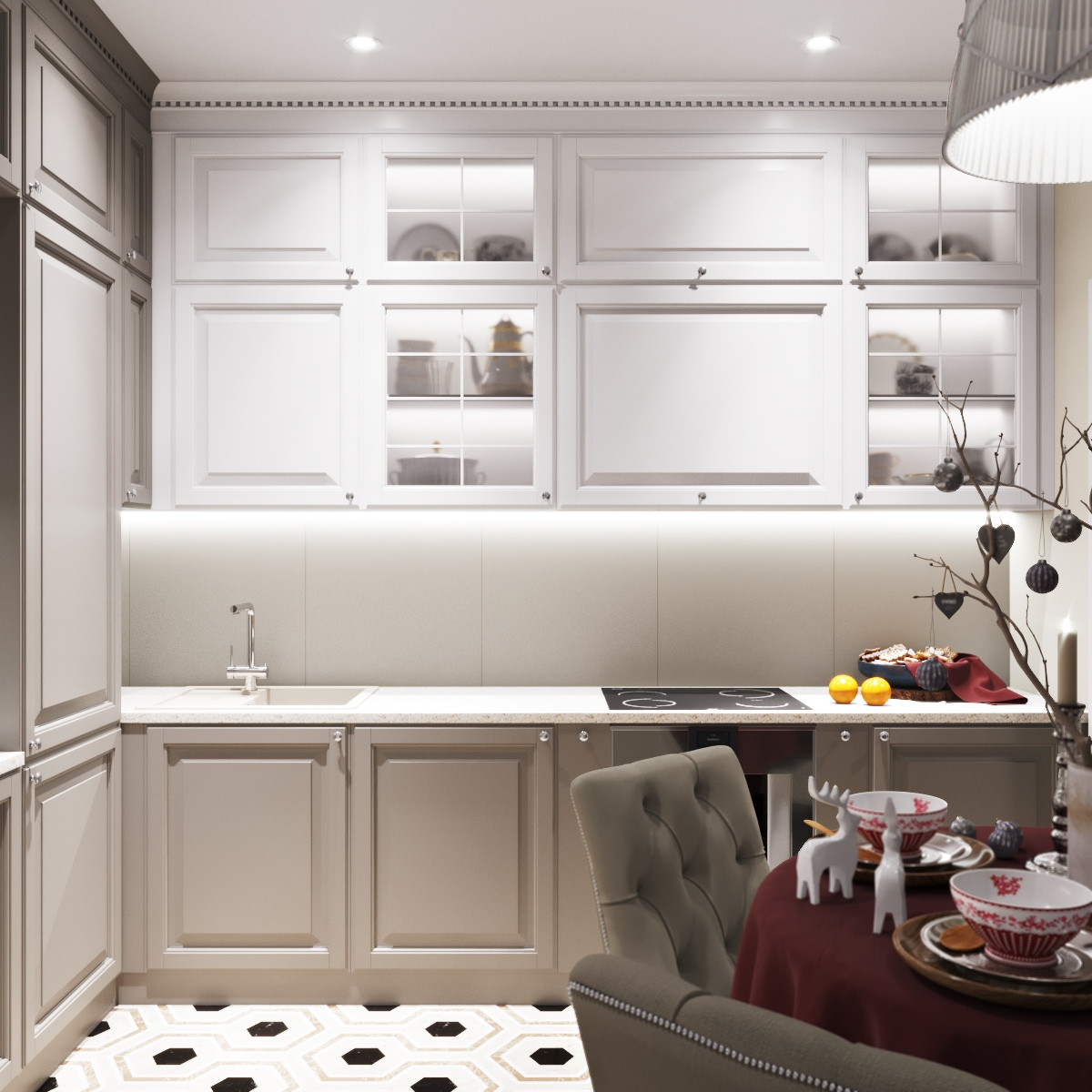 Дизайн-проект квартиры в ЖК Две столицы, 65 кв.м