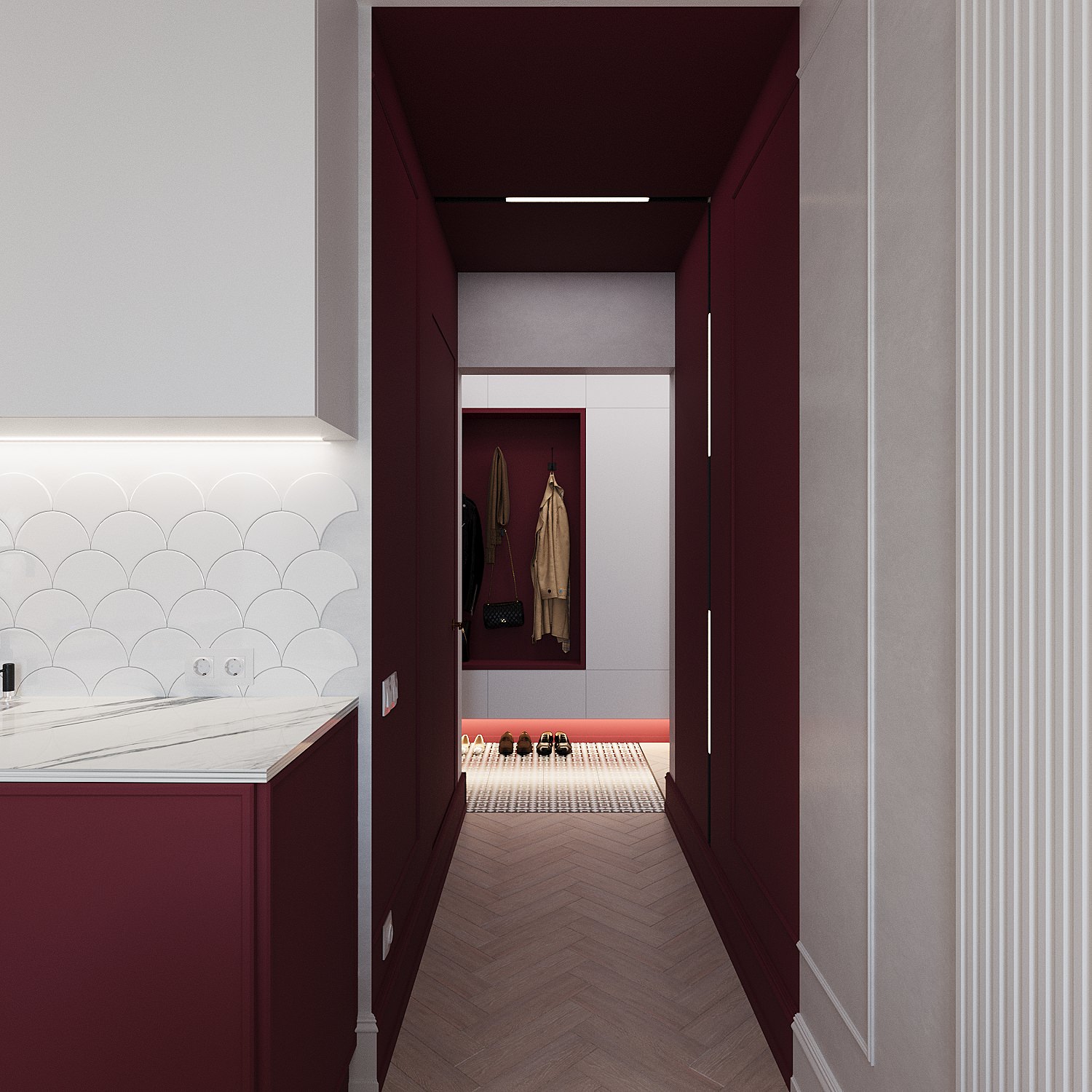 Дизайн проект квартиры 80 кв.м.