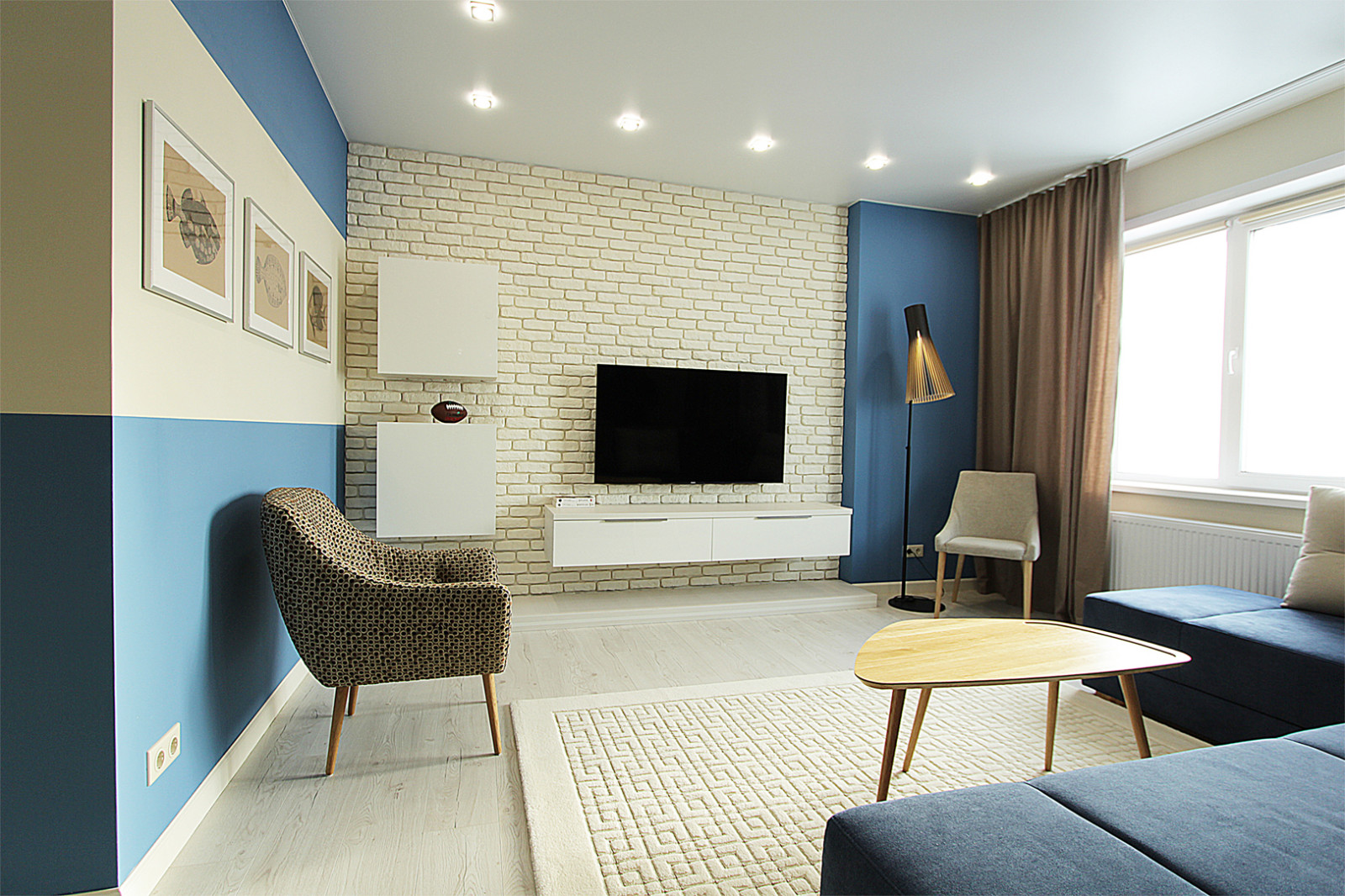 Обложка проекта: интерьер квартиры 75квм жк СОСНЫ г. Новосибирск