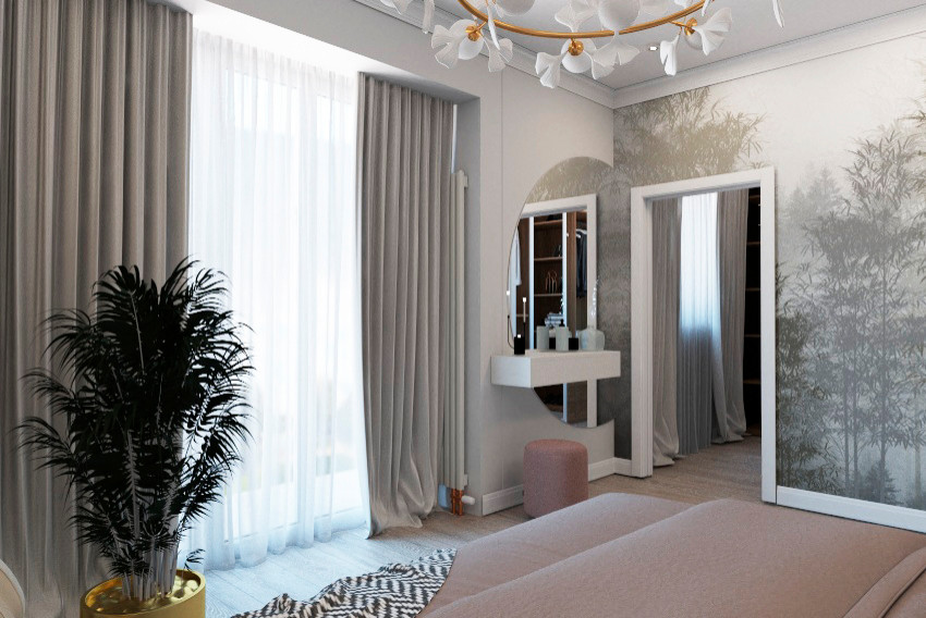 Двухэтажный дом для семьи с тремя детьми.