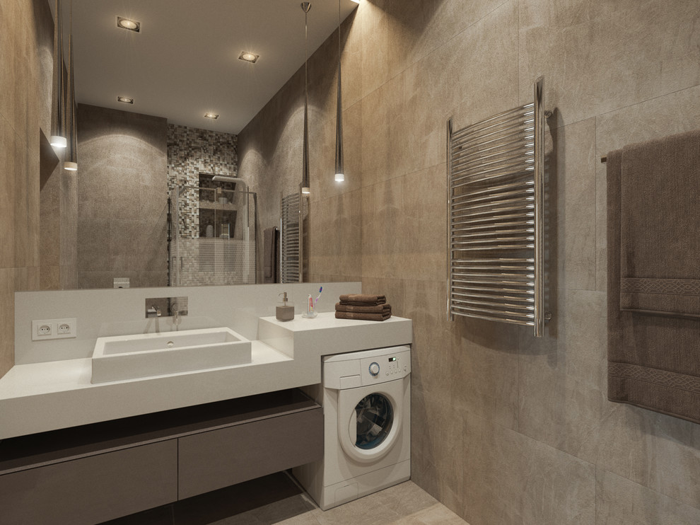 Интерьер ванных комнат на ул. Римской в г. Хабаровске