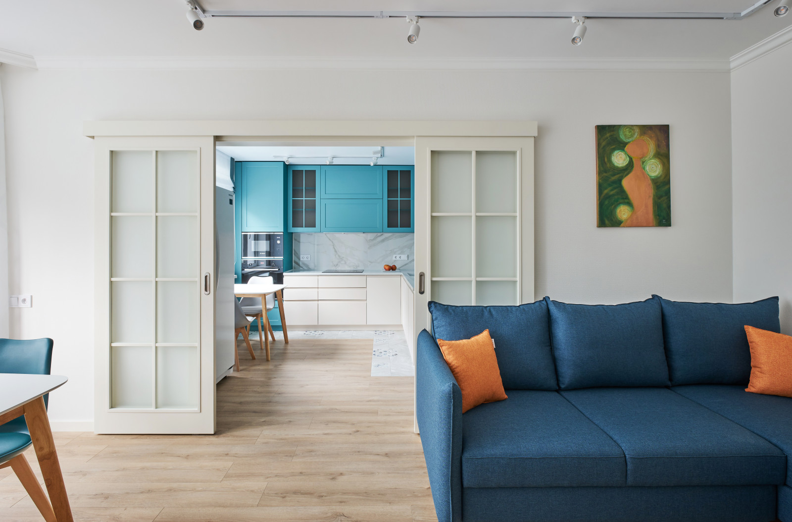 Интерьер трехкомнатной квартиры 83м2 _ ZeLBor