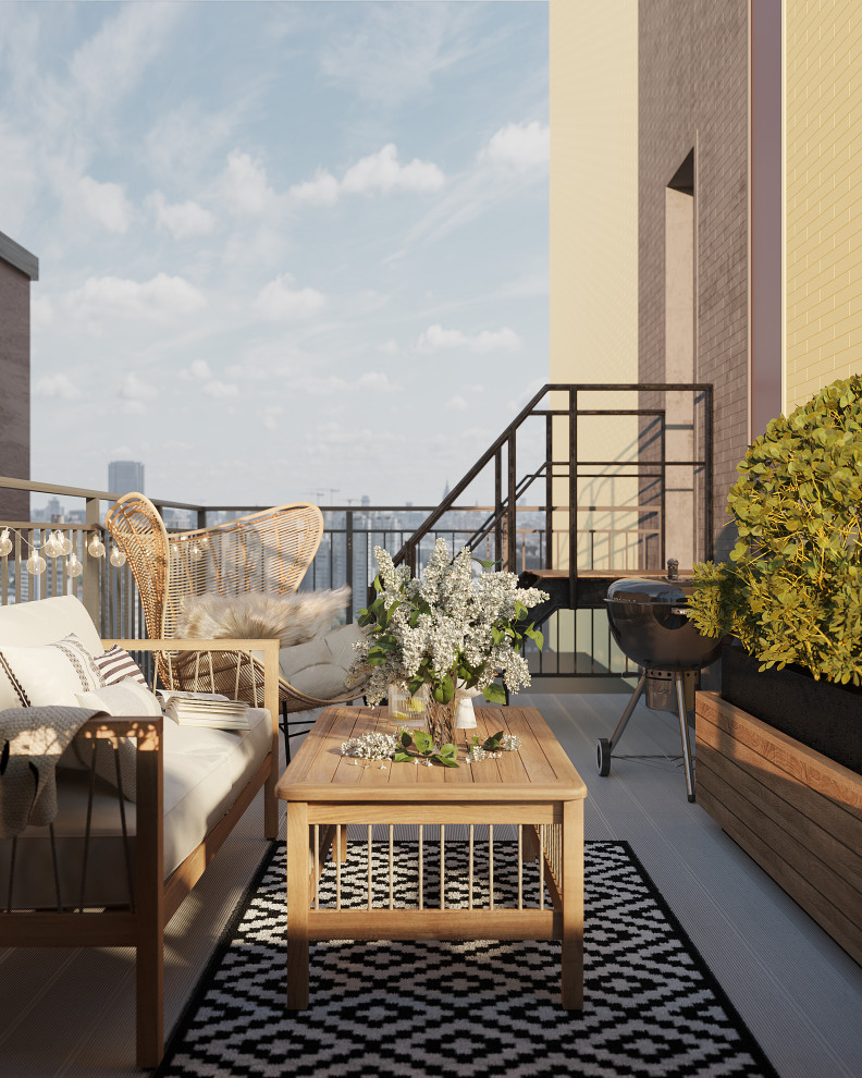 white с террасой