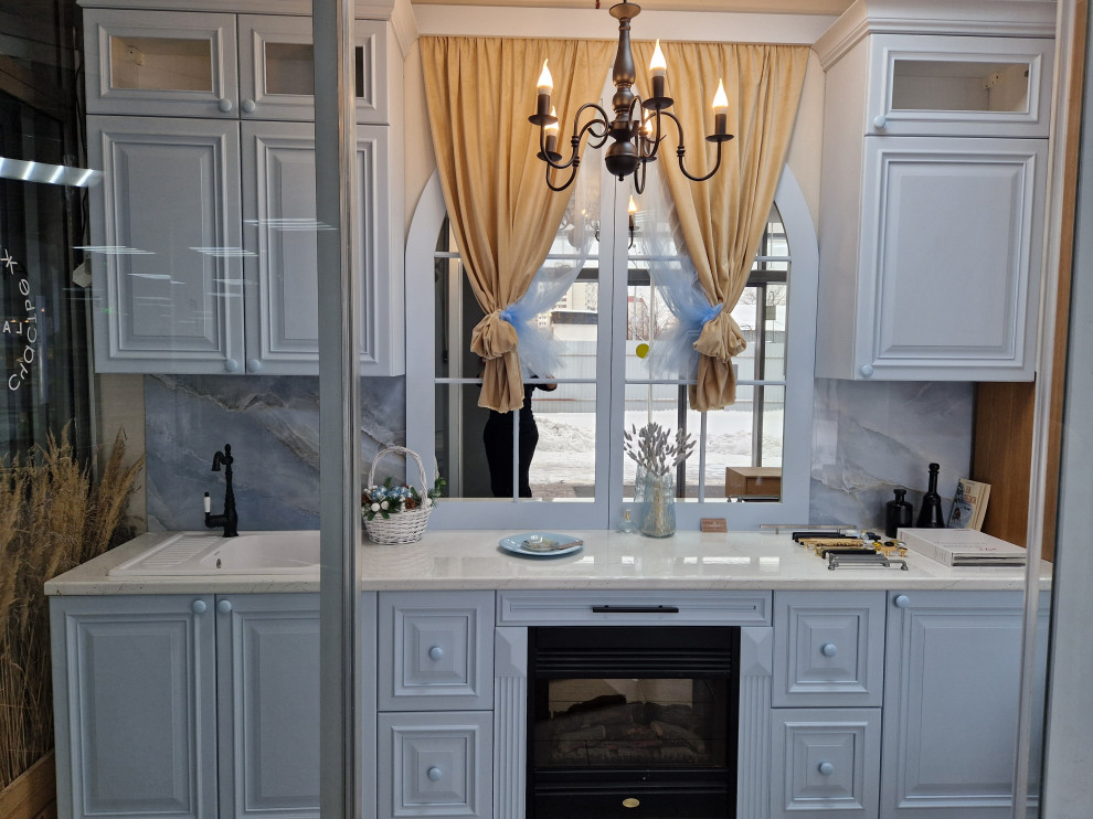 кухня Polina массив в эмали