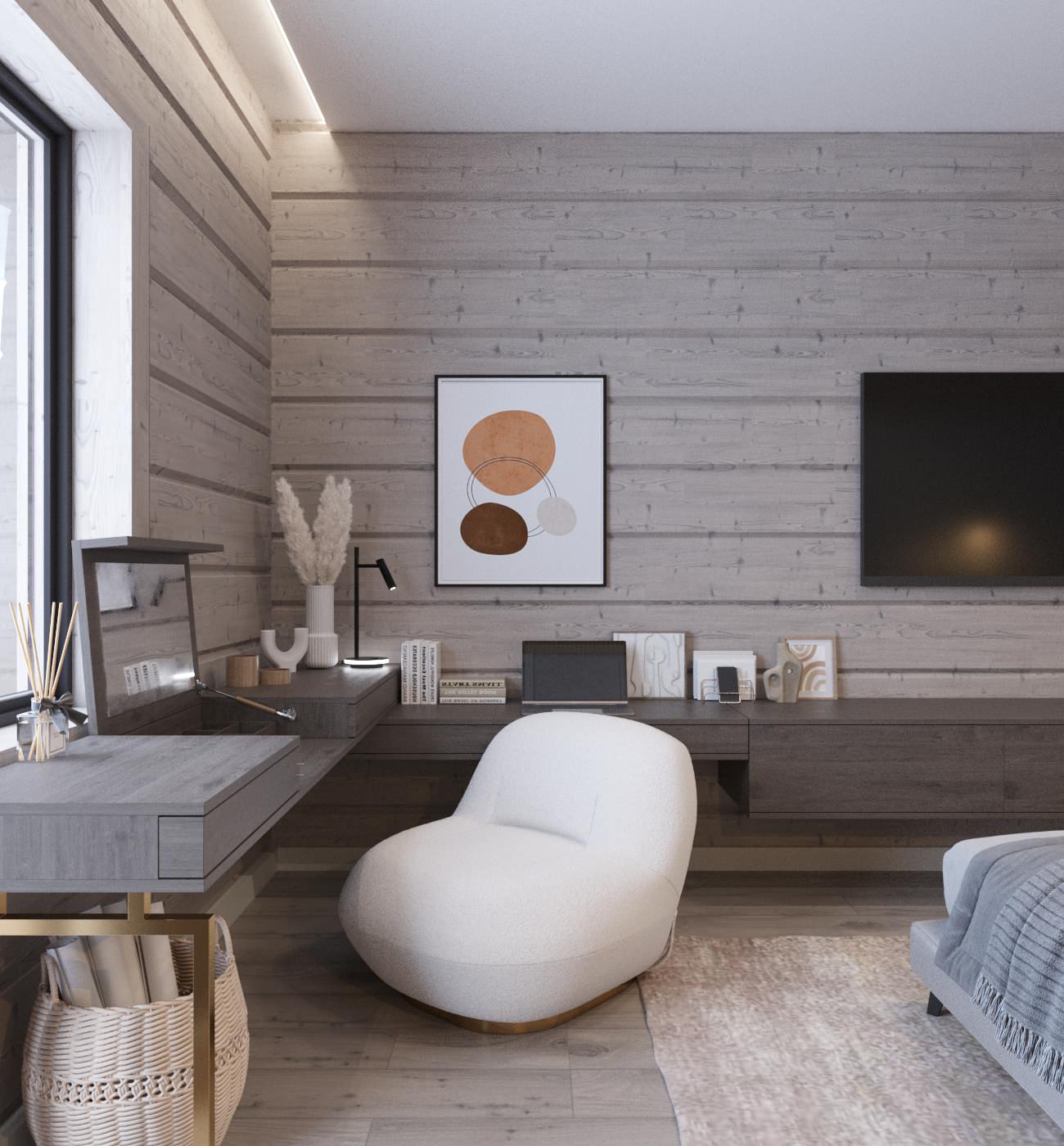 ЗАГОРОДНЫЙ ДОМ из клеёного бруса 500м2