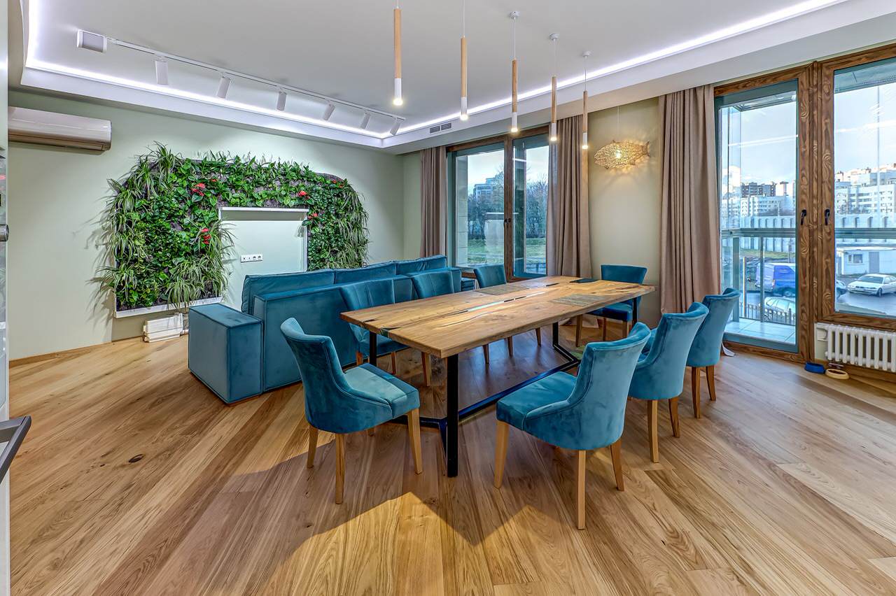 Реализация гостиной в современном стиле