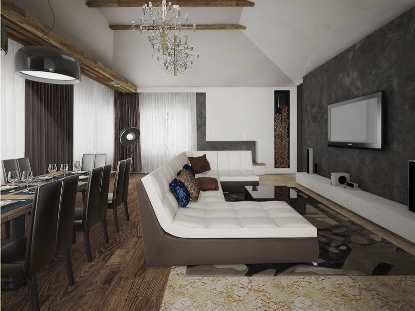 Дизайн-проект жилого дома по улице Цветочной (ЦДК п.Юбилейный)