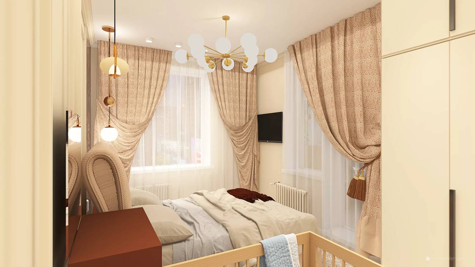 Трехкомнатная квартира для большой семьи