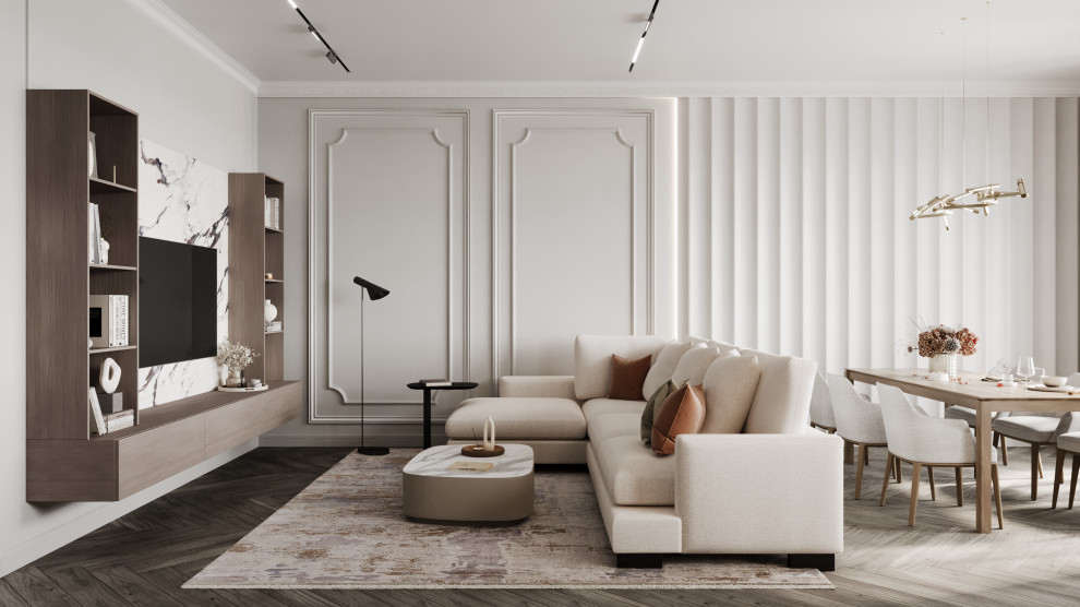 Дизайн интерьера квартиры в жилом комплексе "Сердце Столицы"