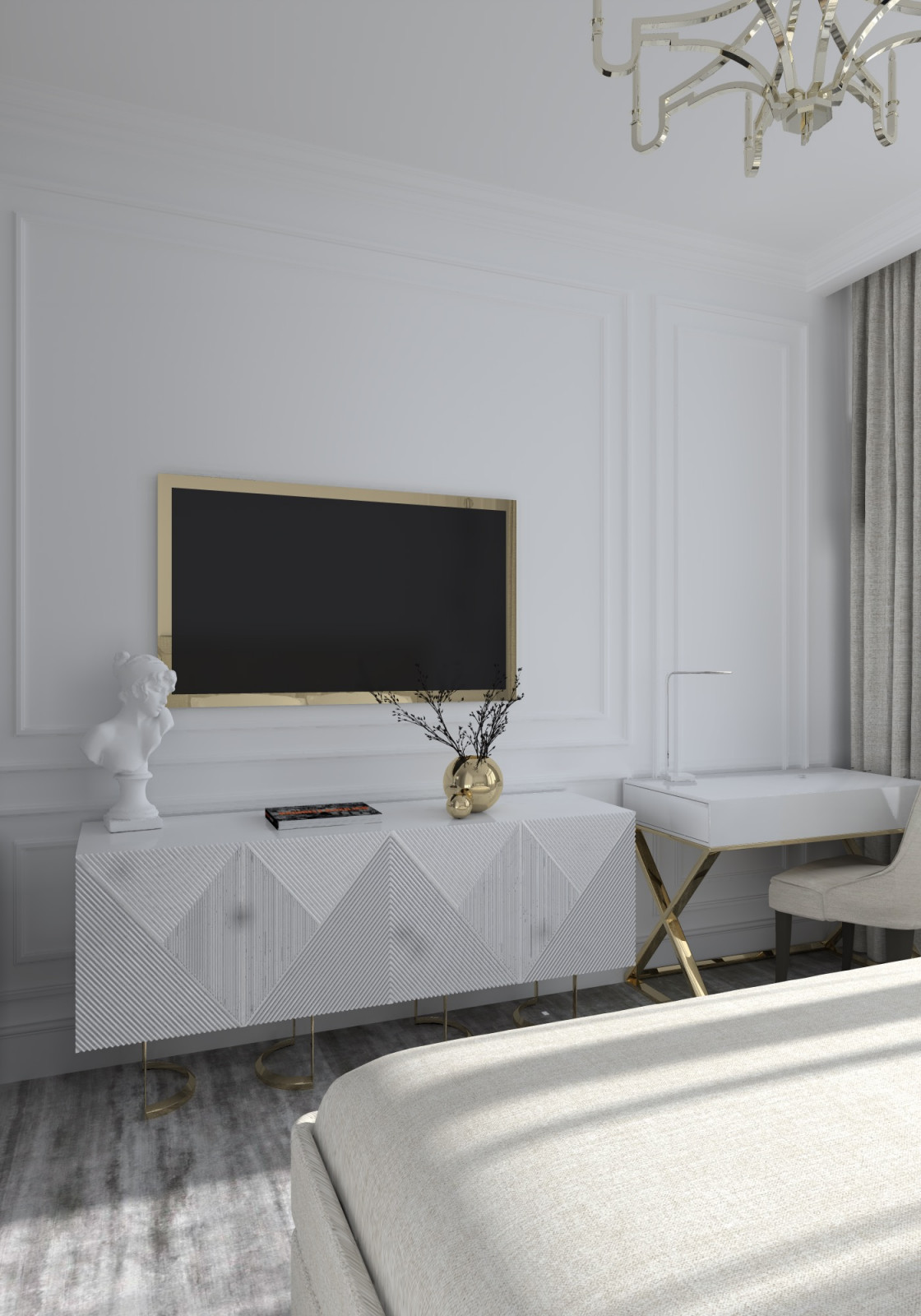 Квартира 100м2 Американская классика в ЖК Триколор