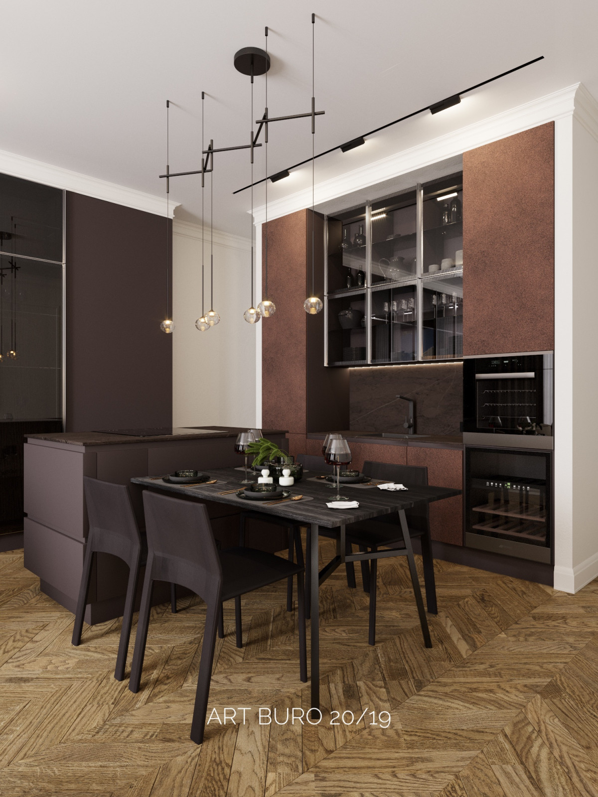 Кухня гостиная