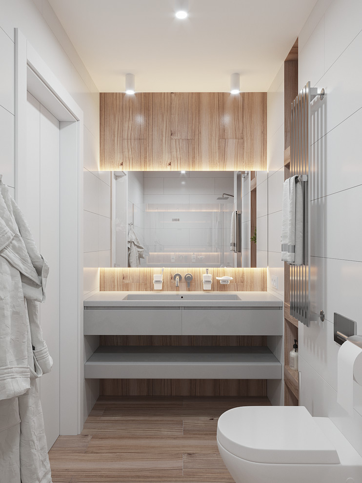 Бетон и дерево