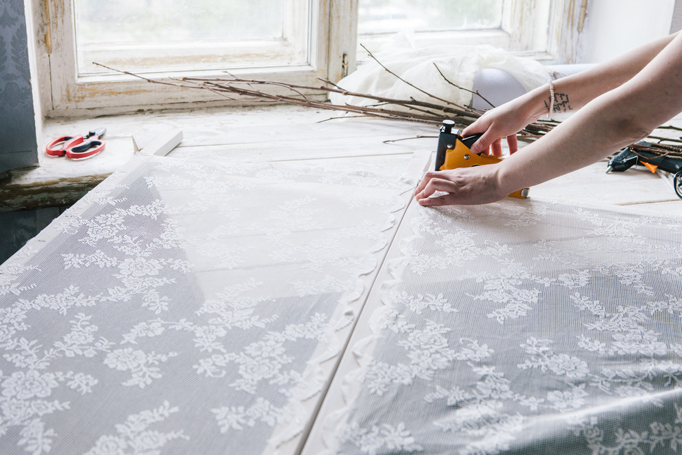 DIY: Лесной декор для скучной ширмы