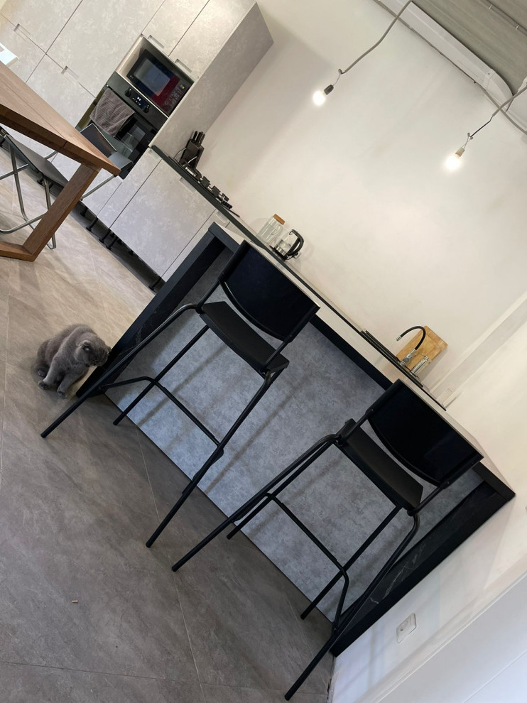 Преображение пространства кухни-гостиной в стиле Лофт