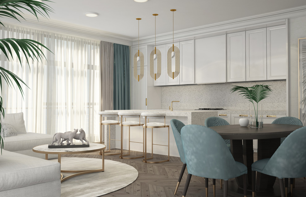 3-х комнатная квартира стиль Ар Деко