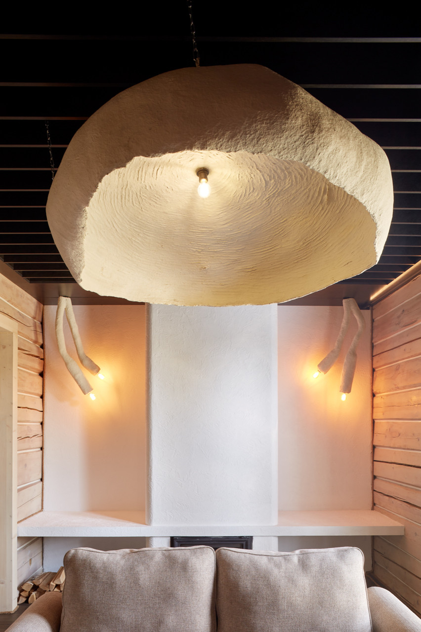 Кухня-гостиная с двухъярусной детской