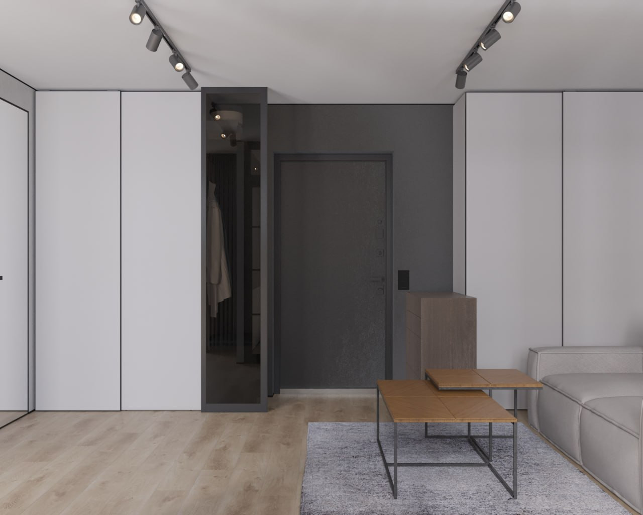 Однокомнатная квартира в стиле минимализм