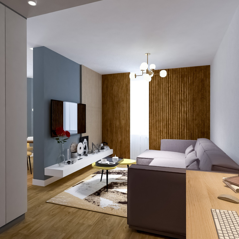 2020. 05. 02. Проект дизайна интерьера квартиры (гостиная 2)