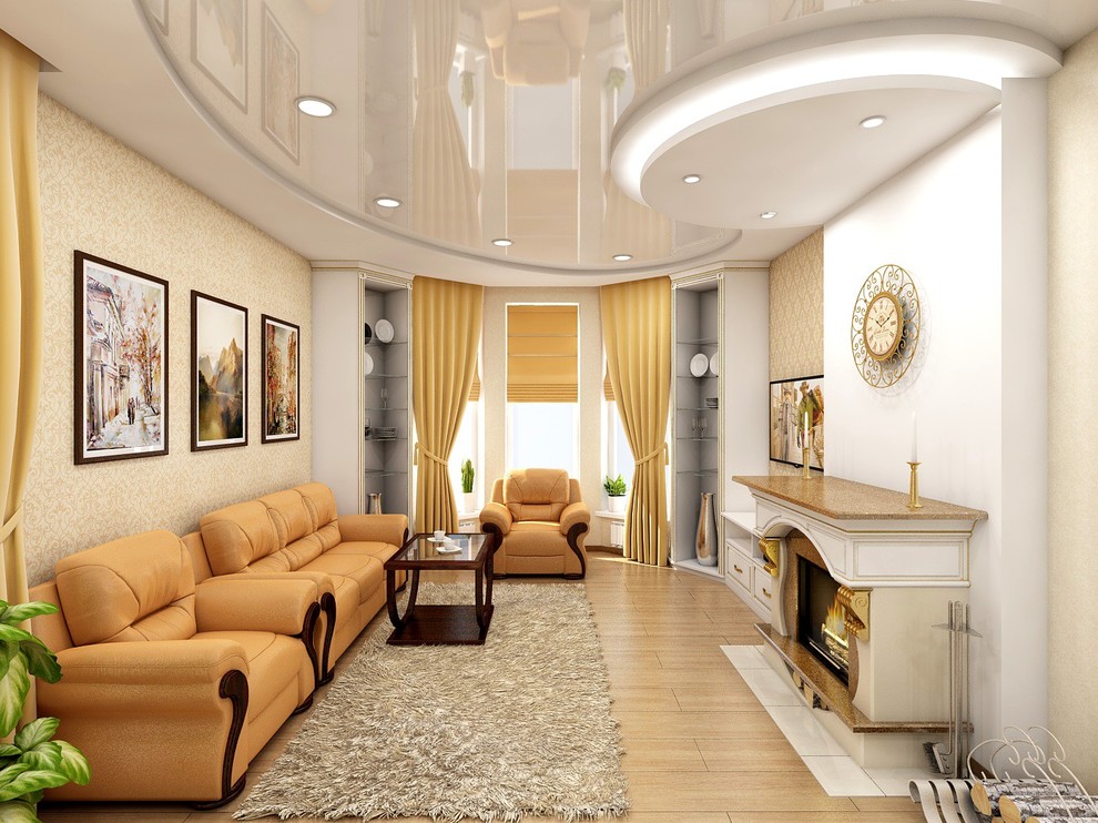 Интерьер жилого дома в Академгородке