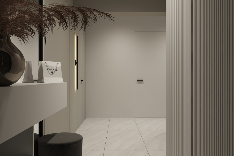 Обложка проекта: Уютная и светлая квартира с видом на реку для молодой пары