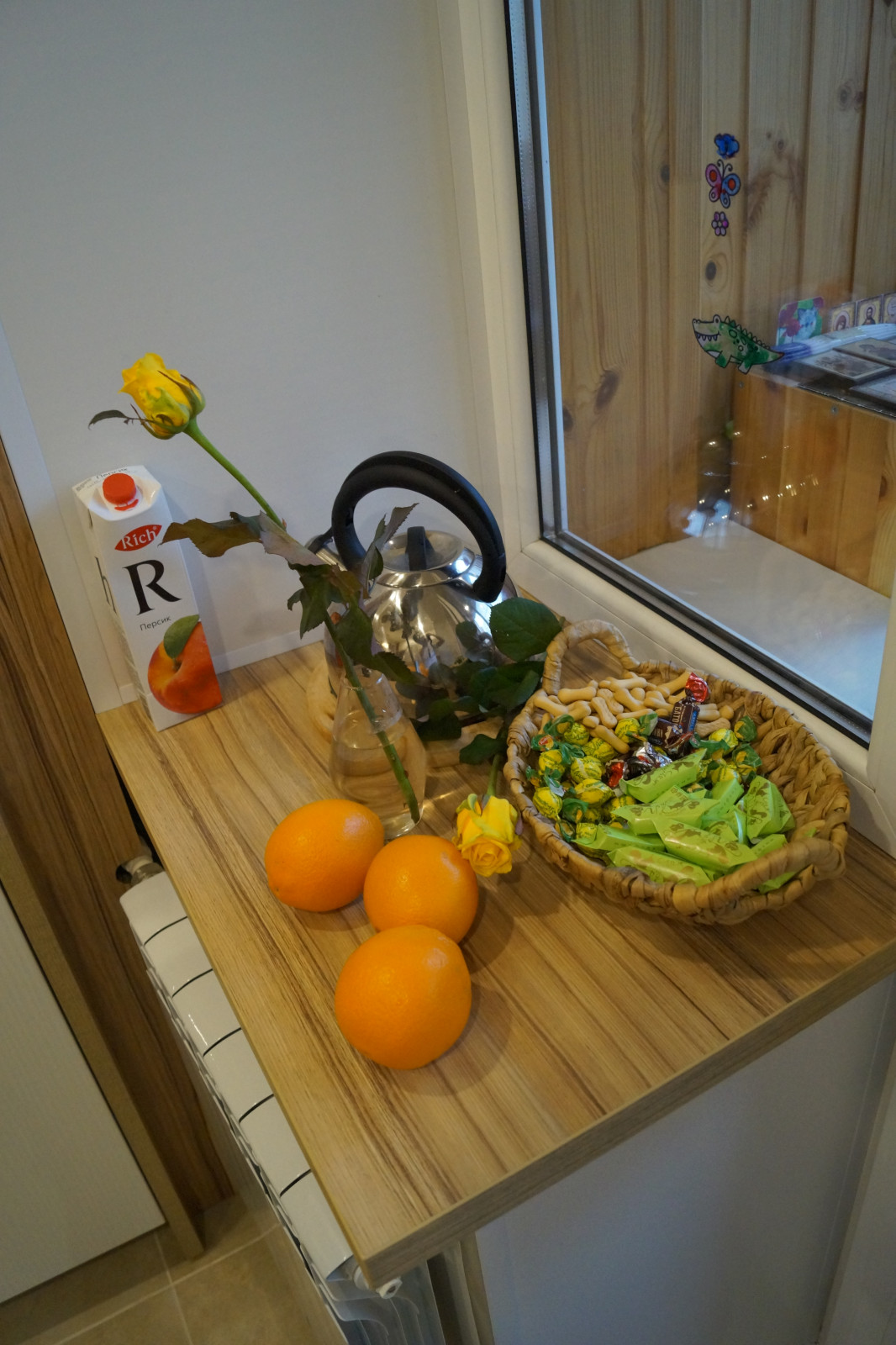 Однокомнатная квартира с кухней-гостиной 6м2 и стиральной машиной на кухне