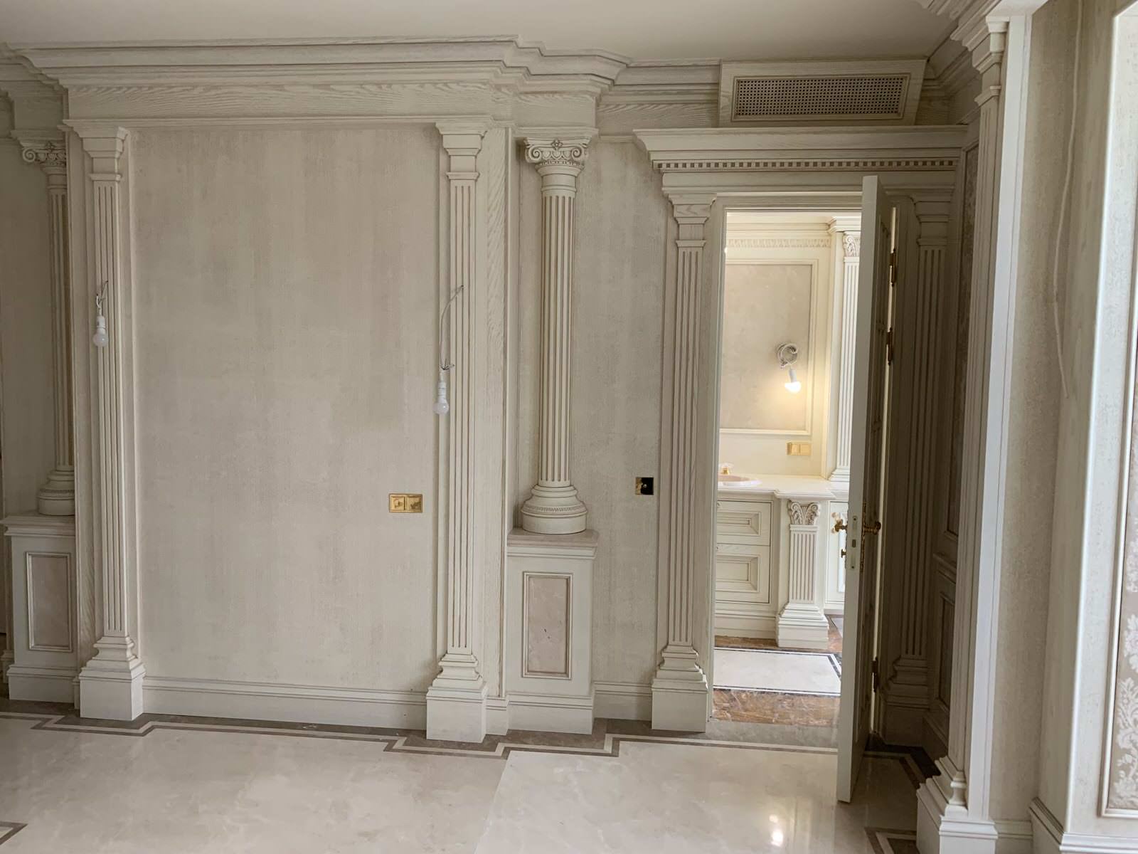 Деревянный интерьер квартиры