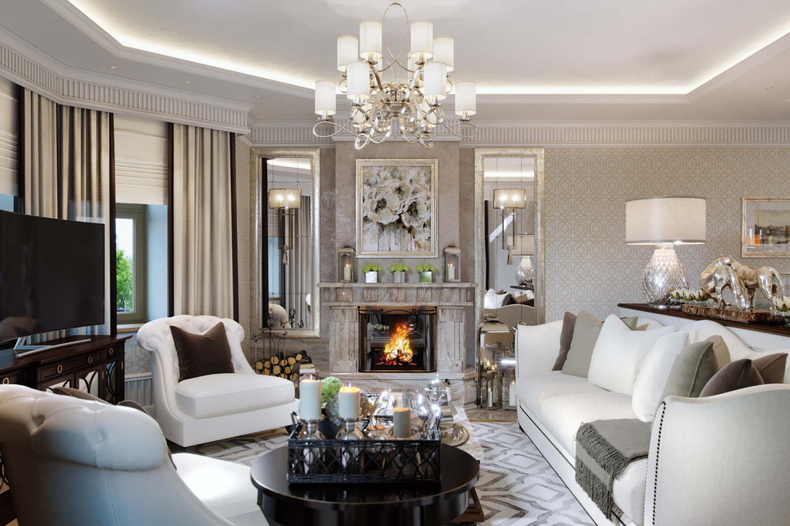 Лайково, гостиная