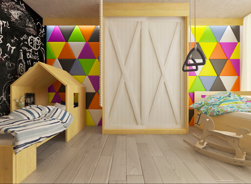 Квартира для семьи с двумя детьми с общей детской