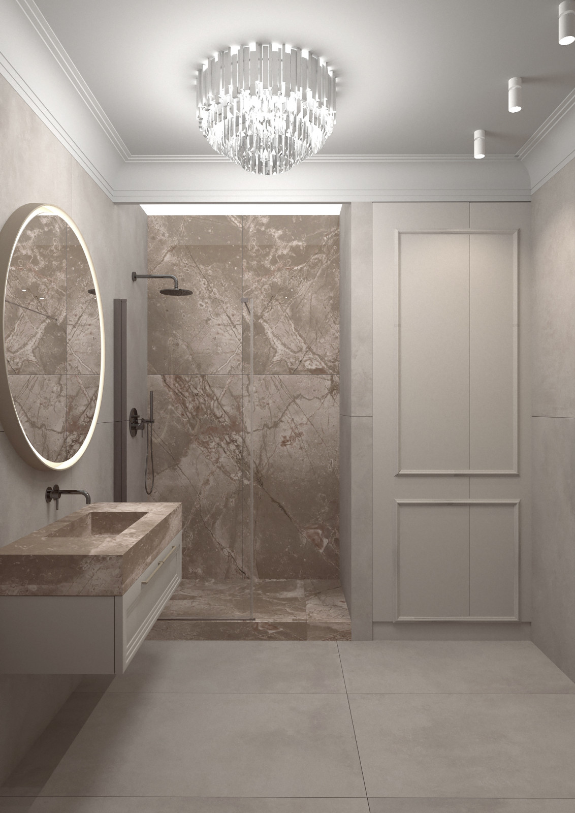 Ванные комнаты.