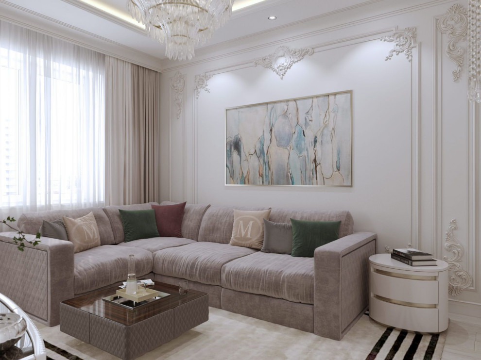 Современный интерьер квартиры в новостройке Москвы