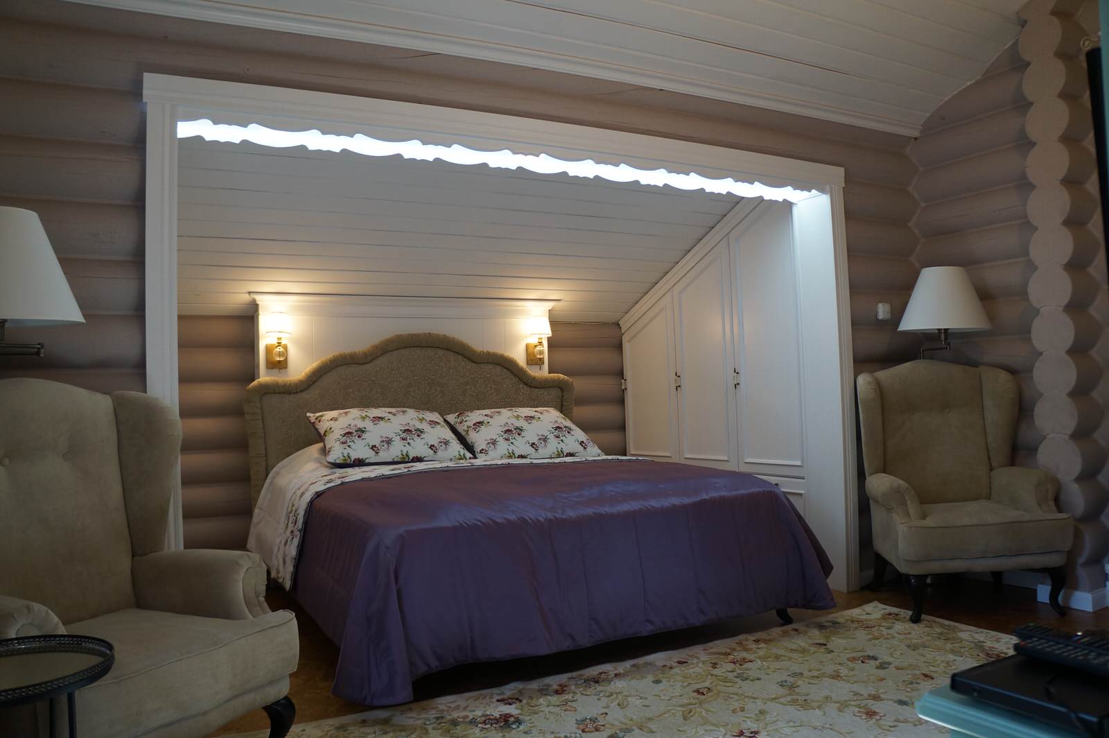 Нouse in a pine forest