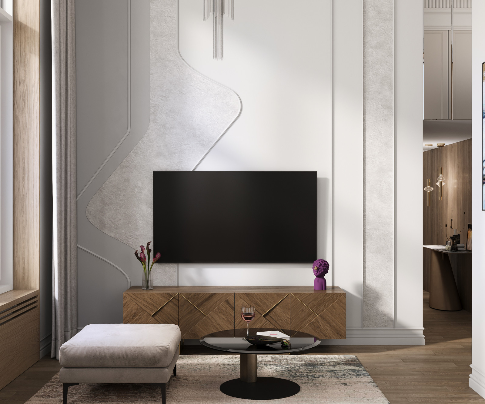 ДИЗАЙН ДВУХУРОВНЕВОГО ПЕНТХАУСА В ЖК "NOW"