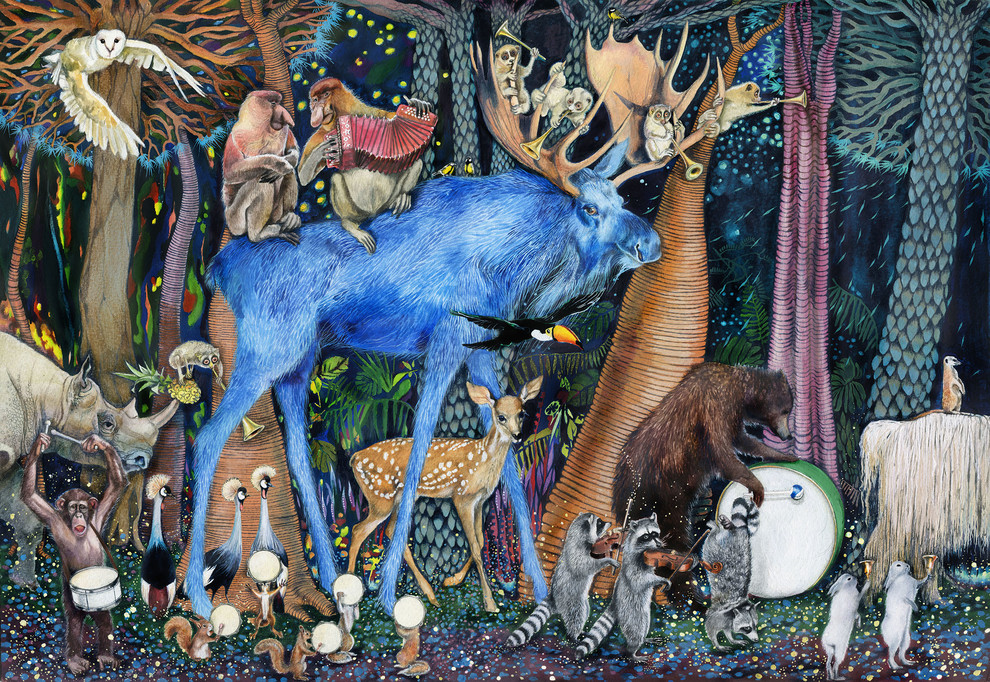 Обложка проекта: Звериный хоровод для детской поликлинники