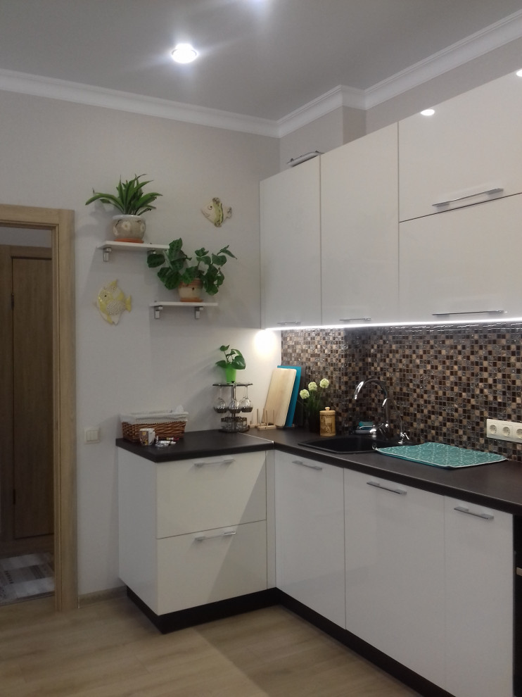 Квартира с зелеными акцентами