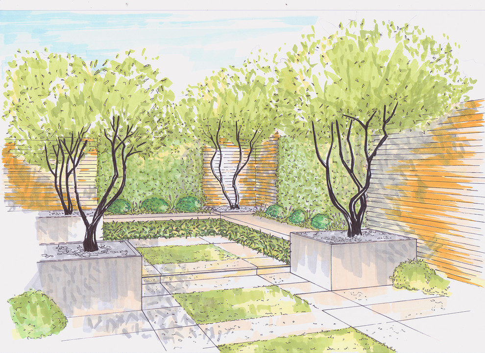 Обложка проекта: Современный сад