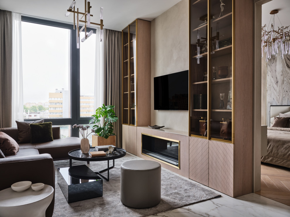 Элегантный интерьер, в котором интересна каждая деталь.